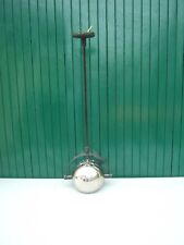 ancien lustre spot plafonnier suspension design vintage loft métal chromé N2
