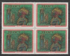 Timbres de France Bloc de 4