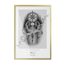 Or Cadre Photo Cadre Mural