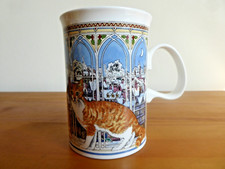 Mug DUNOON Porcelaine Fine (Fine Bone China) Chats Christmas Cats Sue Scullard