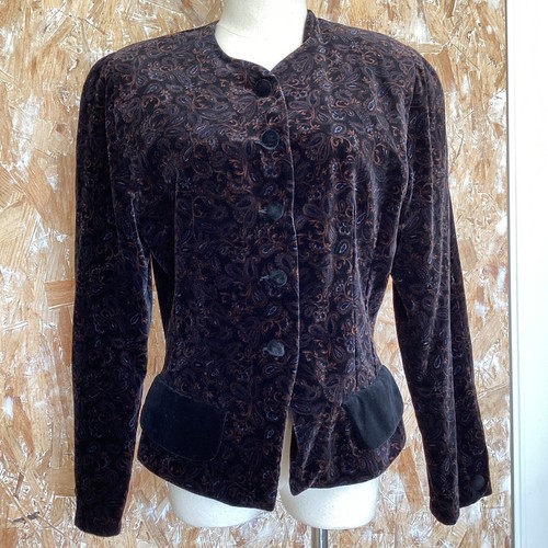 Veste courte vintage velours - courte,