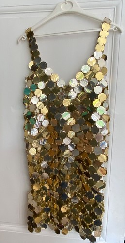 Robe mini paco rabanne - robe,