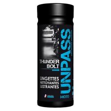 UNPASS Boîte 35 lingettes de nettoyage / lustrage THUNDERBOLT