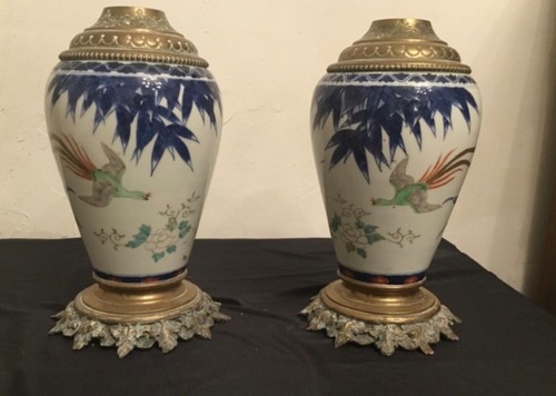Paire lampes pétrole en - de,