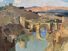 ILLUSTRATION DE DESIRE LUCAS - LE PONT DE SAN MARTIN - 1932