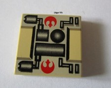 Lego 3068bps1 tile tan - tile,
