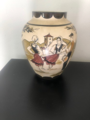 Beau vase céramique basque - vase,