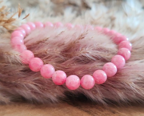 Bracelet rhodonite pierre - en,
