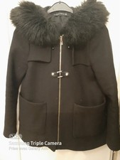 Manteau noir Zara Woman à