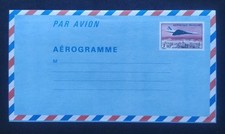 Enveloppe Aérogramme Avion Concorde Sur Volant Paris 1985 Neuf N° 1015-AER