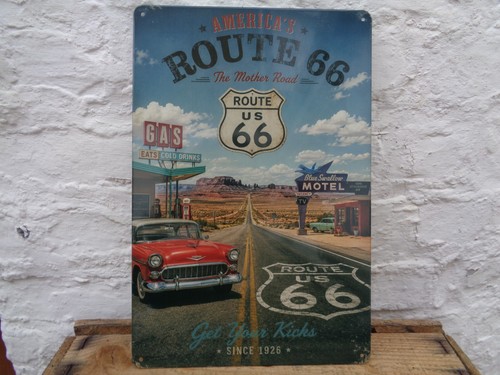 Tole metal route chevrolet - metal, 66
