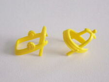 PLAYMOBIL (L5123) MOYEN-AGE - Harnais Parure Jaune Complète pour Cheval Vintage