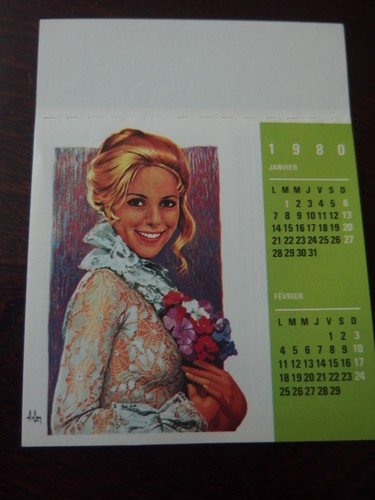 Aslan mini calendrier 1980 - aslan,