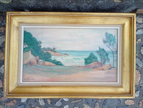 Tableau ancien signé eugène - tableau,