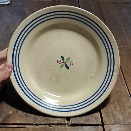 Assiette ancienne faïence - assiette,