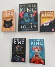 Lot 5 livres de Stephen King