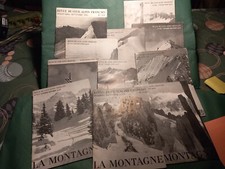  livres Montagne- Alpinisme: "La montagne"( 11  N°,  de Juillet 1944 à 48) 