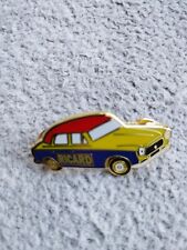 pin s ricard avec peugeot 403 en email dur de 4 cm doubles attaches