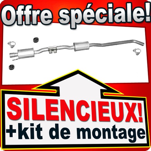 Silencieux intermédiaire pour - intermédiaire,