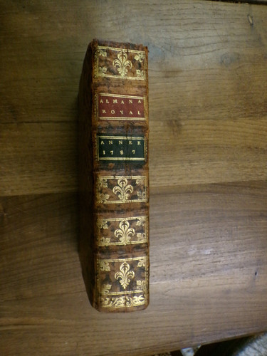 Almanach royal année 1787 - année,