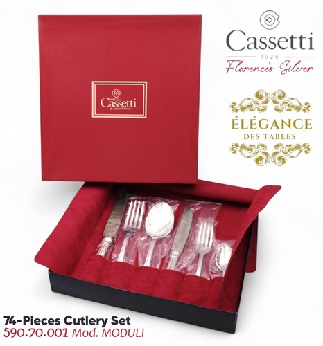 Service couverts cassetti - service,