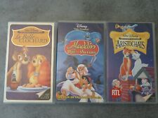 DISNEY 3 CASSETTES VIDEO VHS -