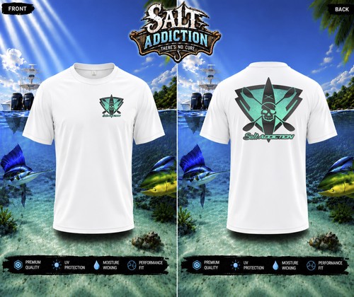Salt addiction short sleeve - salt,