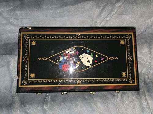 Mallette poker bois luxe - de,