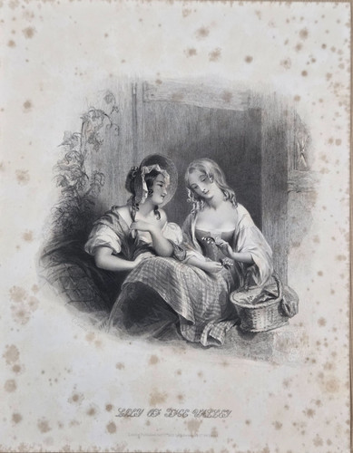 Lithographie 1836 romantique - ,