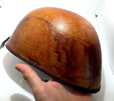 Rare objet ancien 1920 casque équitation cheval Pferd Alter Reithelm hors riding