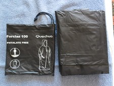 PONCHO QUECHUA FORCLAZ 100 Phtalate free Taille Unique S M L XL Occasion Noir