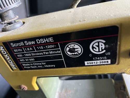 Scroll saw cut - saw, wood