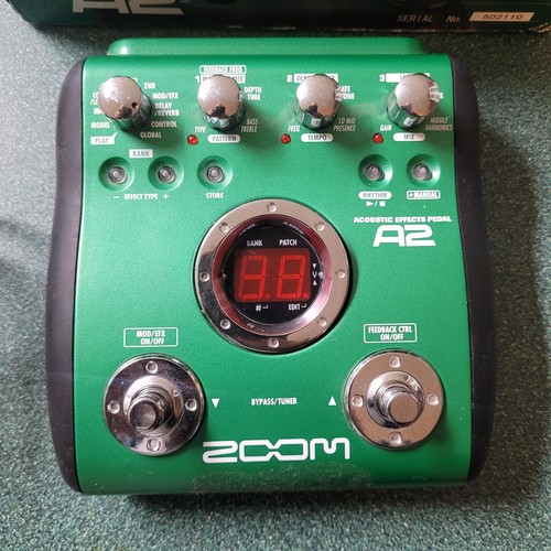 Zoom acoustic effects pedal - effects, a2