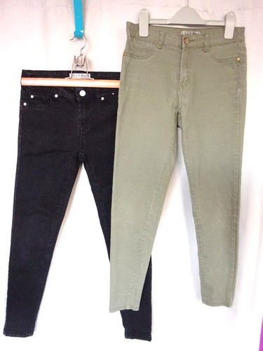 Pantalons denim toile - pantalons,