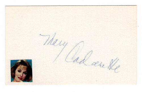 Mary cadorette signed - mary, index