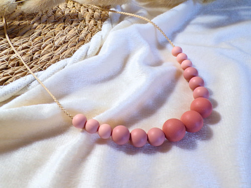 Collier femme silicone - collier,