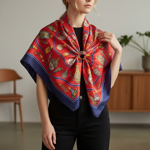 Rare vintage hermes silk - vintage,