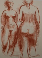 Antoniucci VOLTI : Deux femmes nues - Lithographie originale