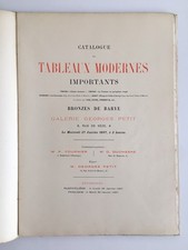 catalogue vente tableaux