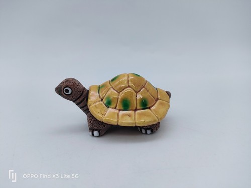 Tortue terre cuite 6cm - terre,