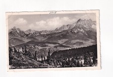 D9020) Du feu de cheval sur la casquette d'évêque noir et blanc photo carte p...