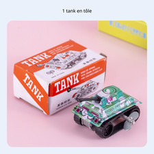 Jouet grenouille rétro à remontoir en métal solide