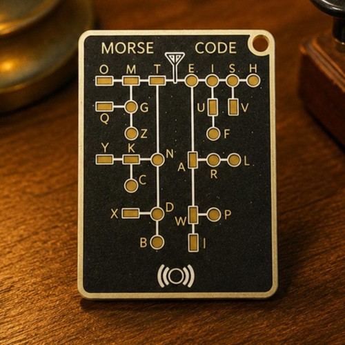 Carte compacte code - morse, pvc