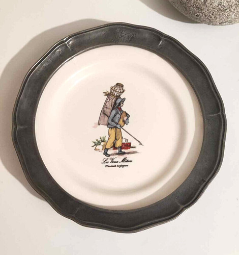 Assiette vieux métiers - vieux,