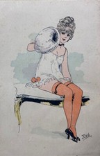 Carte postale érotique -