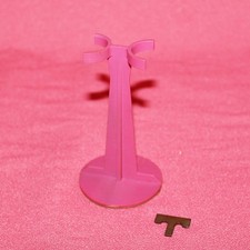 Support rose + clé pour