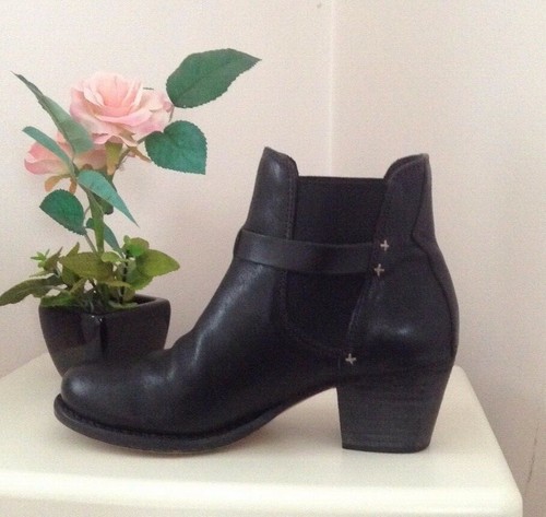 Bottines femme cuir fait - en,
