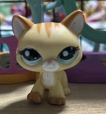Littlest Petshop  Chat rayures jaunes #2034 LPS
