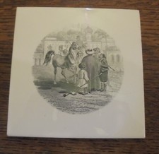 ANCIEN CARREAU FAÏENCE THÈME