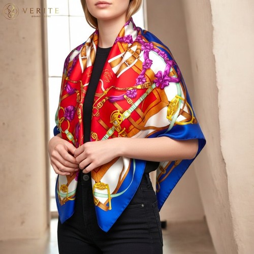 Rare vintage foulard soie - foulard, en